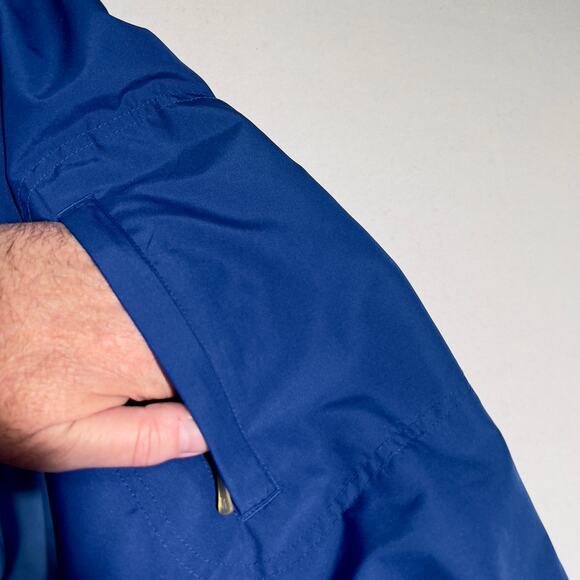 NFL Superbowl XXXIX Reebok Full Zip Windbreaker Men Large 2005 Drawstring Waist - Picture 15 of 16